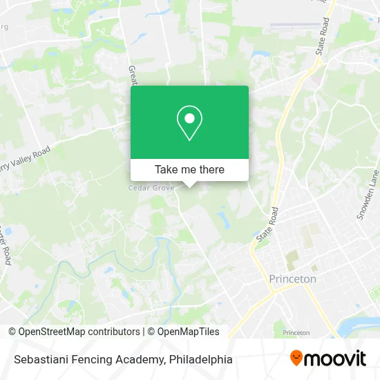 Sebastiani Fencing Academy map