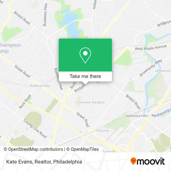 Kate Evans, Realtor map