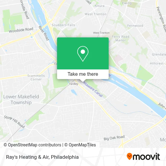 Ray's Heating & Air map