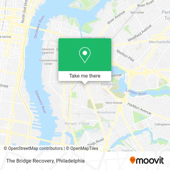 The Bridge Recovery map