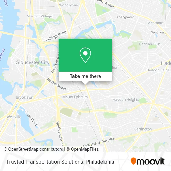 Trusted Transportation Solutions map