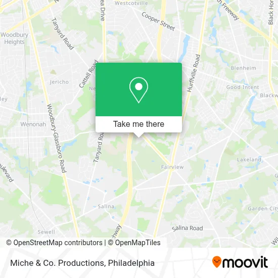 Miche & Co. Productions map