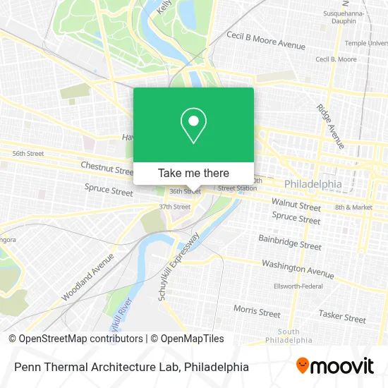 Penn Thermal Architecture Lab map
