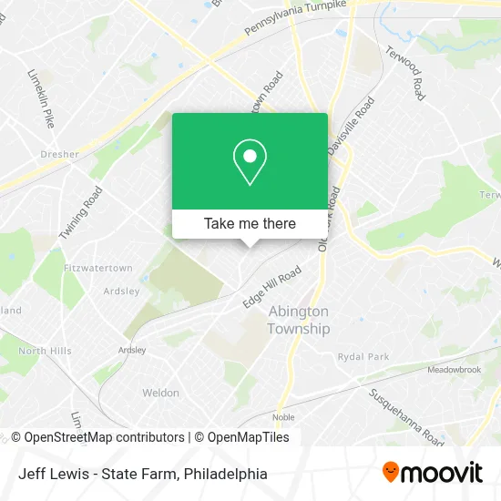 Jeff Lewis - State Farm map
