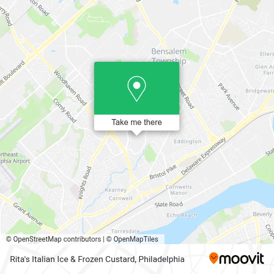 Rita's Italian Ice & Frozen Custard map