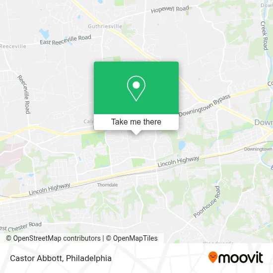 Castor Abbott map