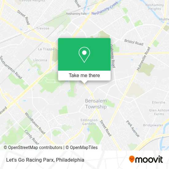 Let's Go Racing Parx map