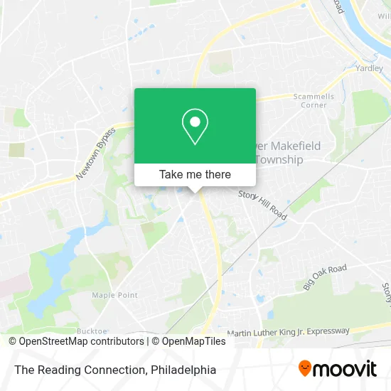 The Reading Connection map