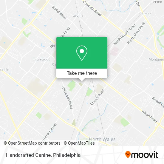 Handcrafted Canine map