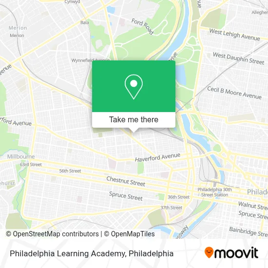 Philadelphia Learning Academy map