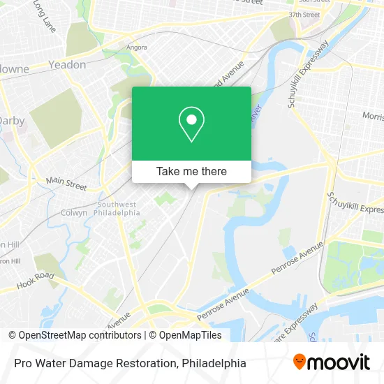 Pro Water Damage Restoration map