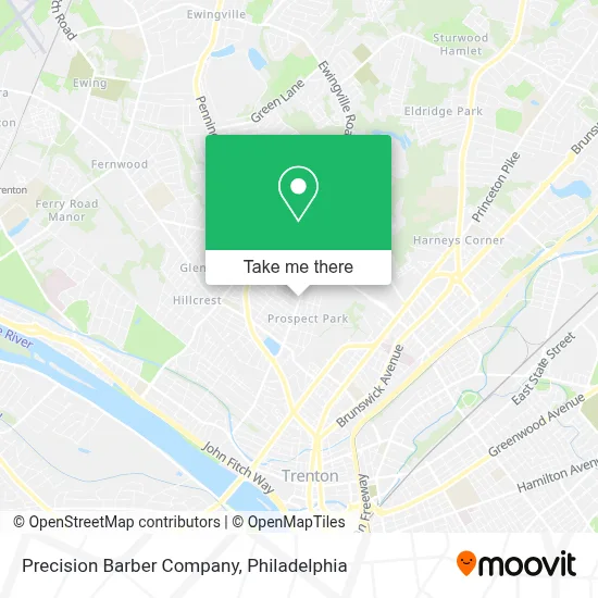 Precision Barber Company map
