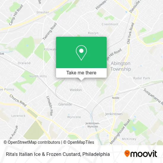 Rita's Italian Ice & Frozen Custard map