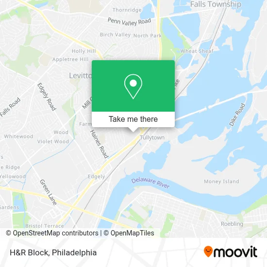 H&R Block map