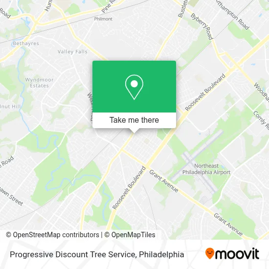 Progressive Discount Tree Service map