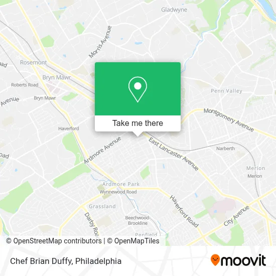 Chef Brian Duffy map