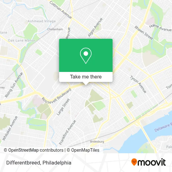 Differentbreed map