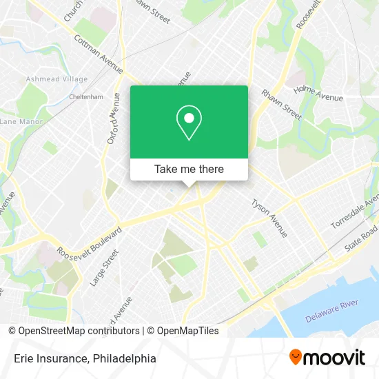 Erie Insurance map