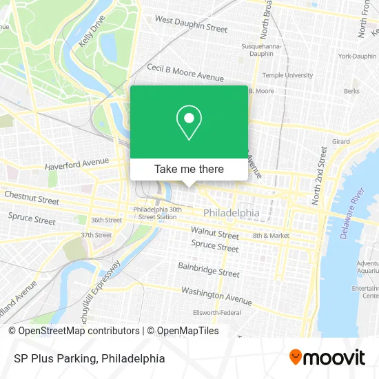 SP Plus Parking map