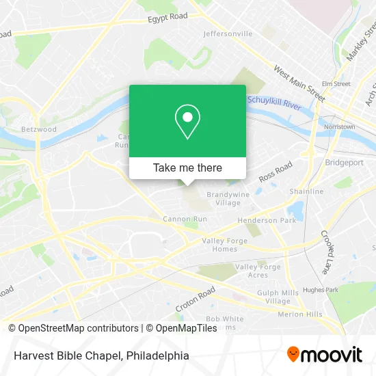 Harvest Bible Chapel map