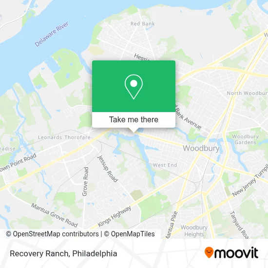 Recovery Ranch map