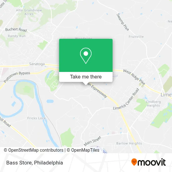 Bass Store map