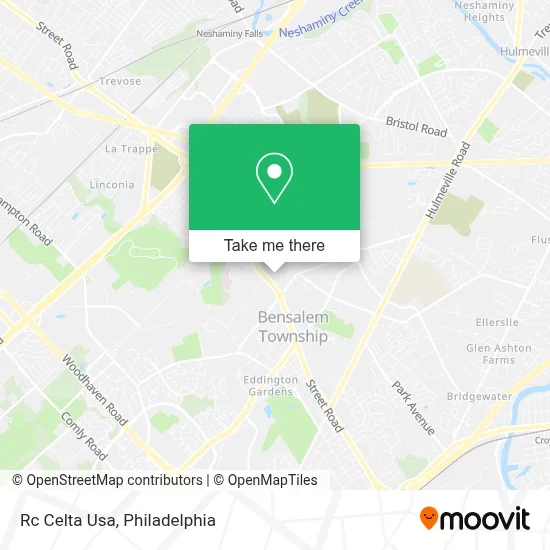 Rc Celta Usa map
