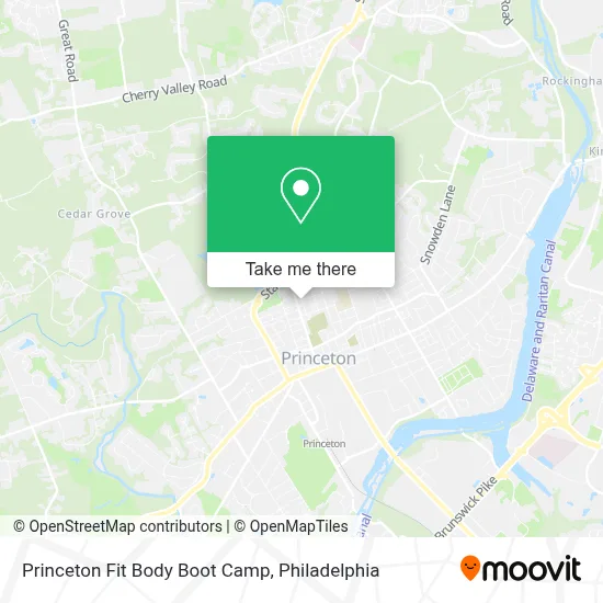 Princeton Fit Body Boot Camp map