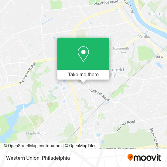 Western Union map