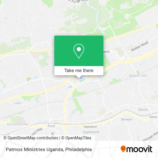 Patmos Ministries Uganda map