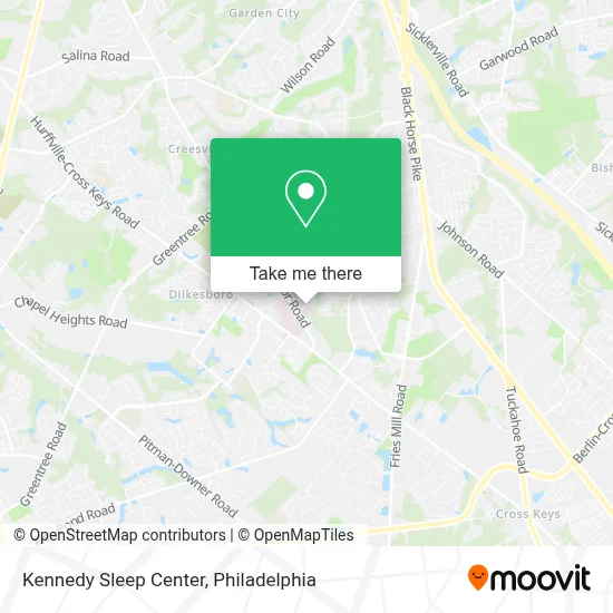 Kennedy Sleep Center map