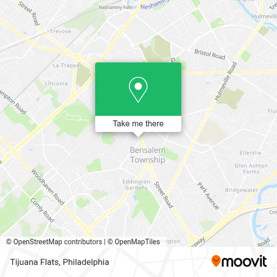 Tijuana Flats map