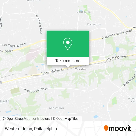Western Union map