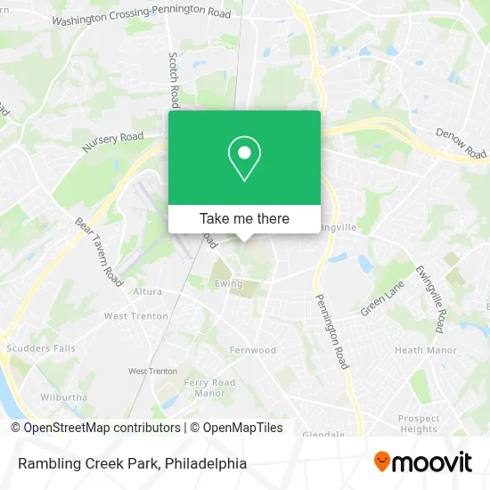 Rambling Creek Park map