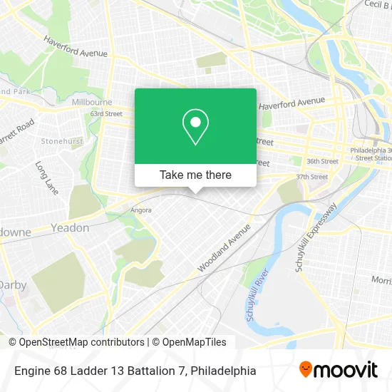 Engine 68 Ladder 13 Battalion 7 map