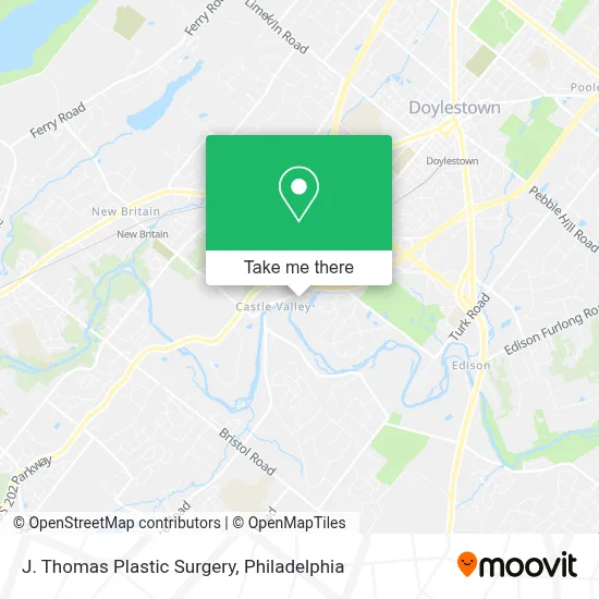 J. Thomas Plastic Surgery map