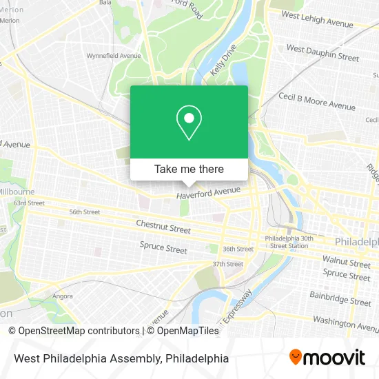 West Philadelphia Assembly map