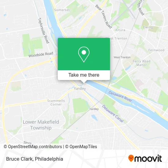 Bruce Clark map