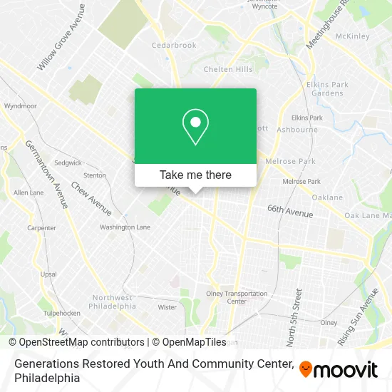 Generations Restored Youth And Community Center map