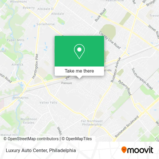 Luxury Auto Center map