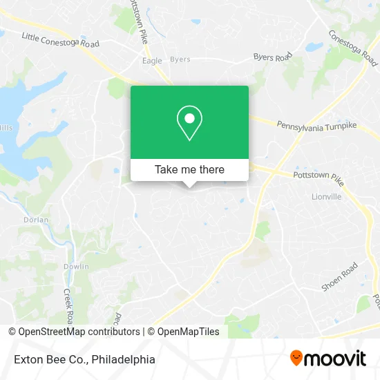 Exton Bee Co. map