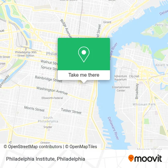 Philadelphia Institute map