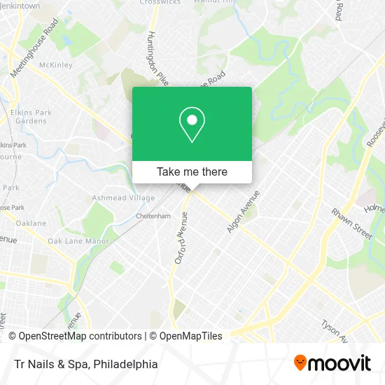 Tr Nails & Spa map