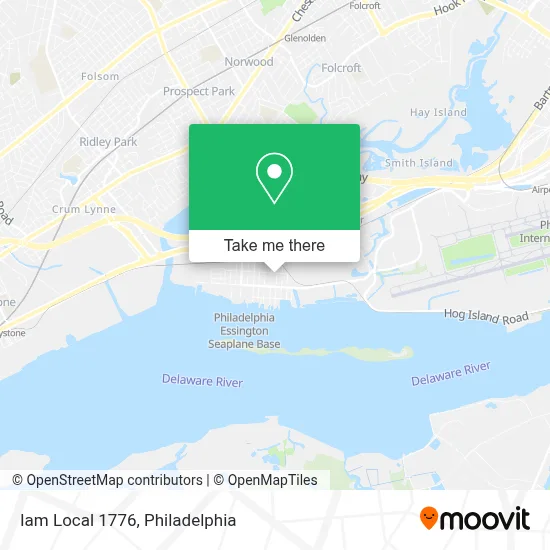 Iam Local 1776 map
