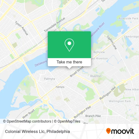 Colonial Wireless Llc map