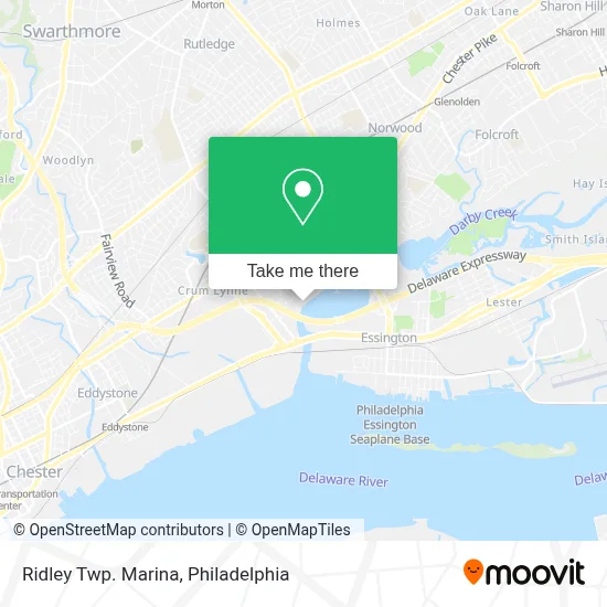 Ridley Twp. Marina map