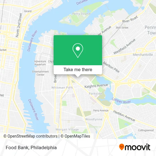 Food Bank map