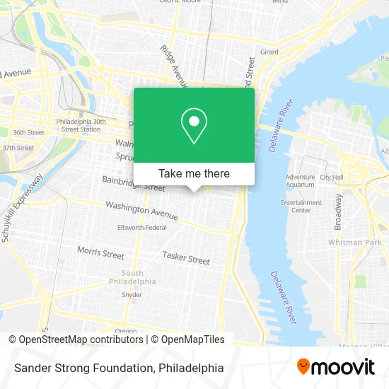 Sander Strong Foundation map