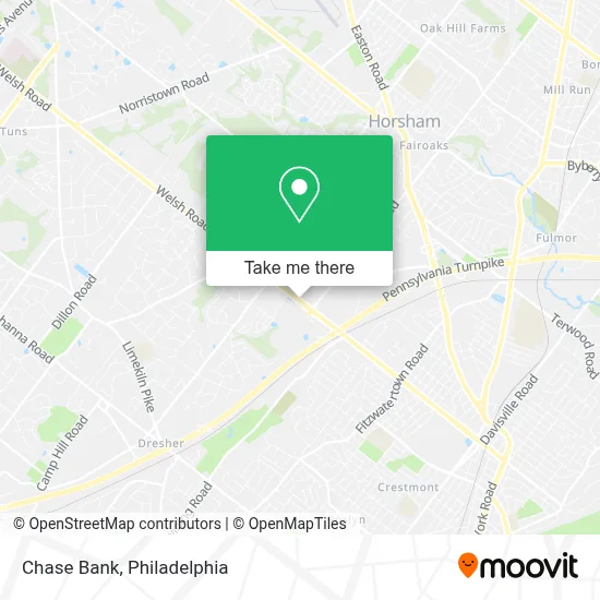 Chase Bank map