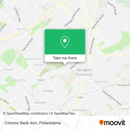 Citizens Bank Atm map